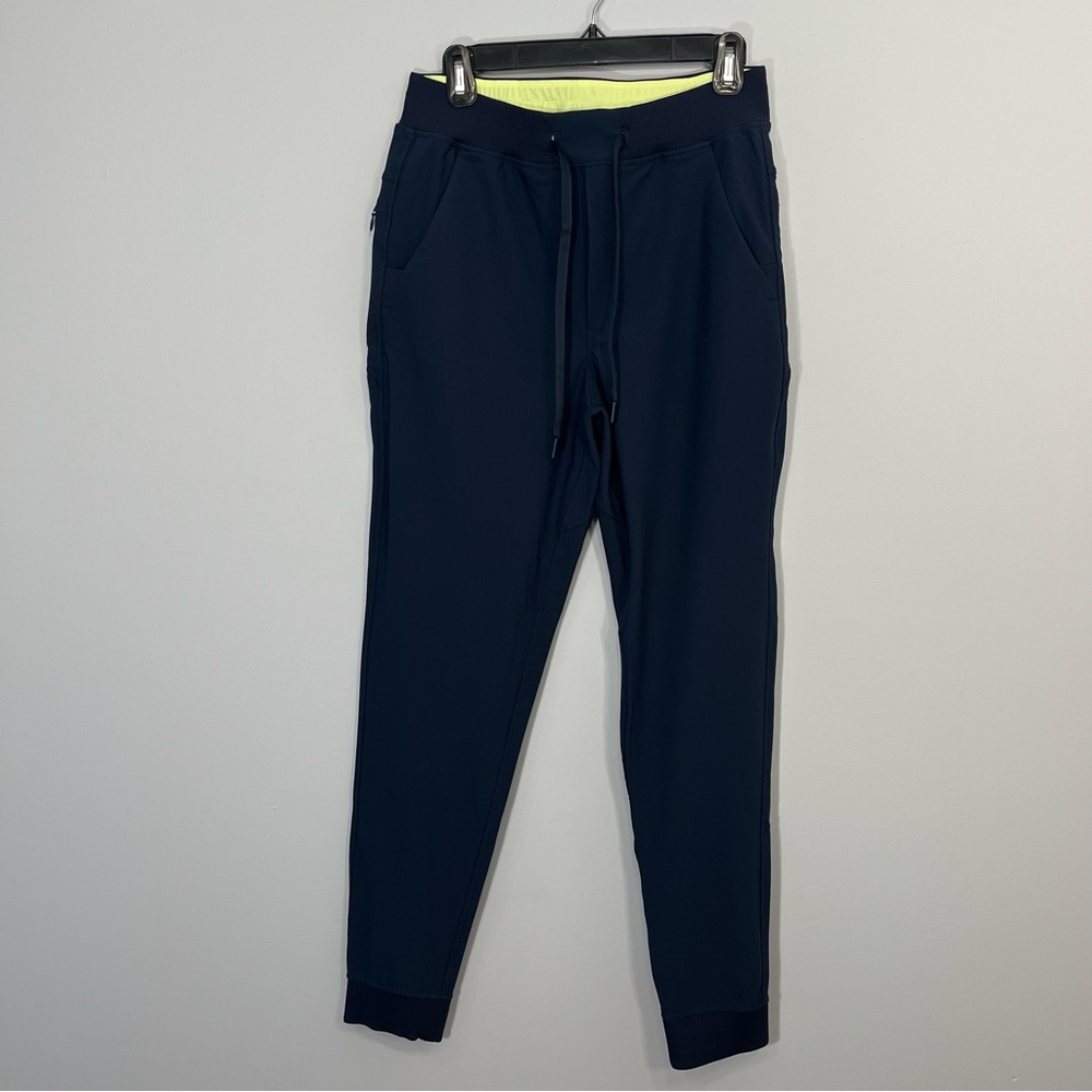 NWOT Birddogs Pants Mens Medium Blue Boom For Your Boomstick Joggers Lined